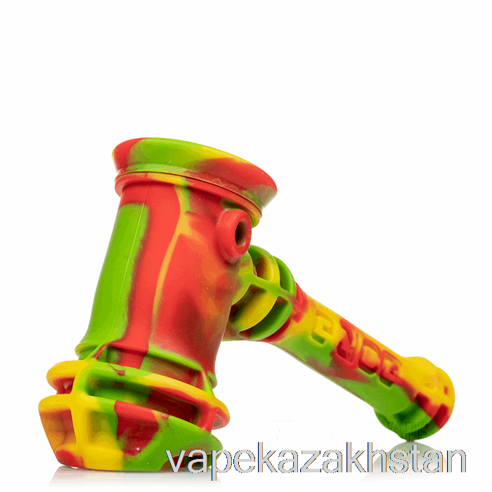 Vape Kazakhstan Eyce Hammer Silicone Bubbler Rasta (Green / Red / Yellow)